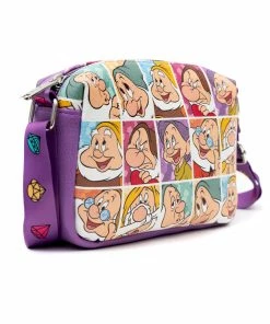 Storybook Disney Snow White And The Seven Dwarfs Expressions Parks Crossbody Bag - Pink A La Mode Exclusive Crossbody Bags