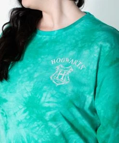 Cakeworthy - Harry Potter Slytherin Long Sleeve Tie Dye Tee Apparel