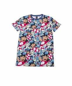 Cakeworthy - Disney Lilo & Stitch AOP Unisex Tee Apparel