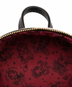 Loungefly - Disney Villains Tattoo AOP Mini Backpack 9 Loungefly - Disney Villains Tattoo AOP Mini Backpack