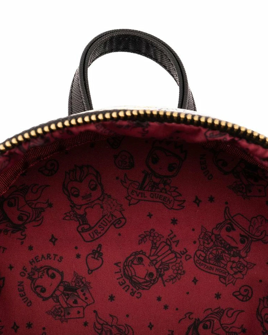 Loungefly - Disney Villains Tattoo AOP Mini Backpack 6 Loungefly - Disney Villains Tattoo AOP Mini Backpack
