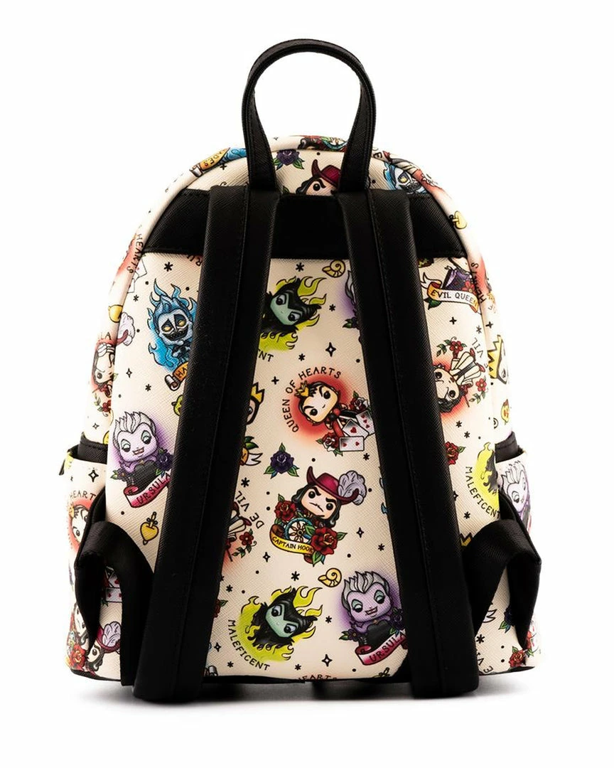 Loungefly - Disney Villains Tattoo AOP Mini Backpack 5 Loungefly - Disney Villains Tattoo AOP Mini Backpack