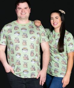 Apparel Cakeworthy - The Mandalorian The Child AOP Unisex Tee 8 Apparel Cakeworthy - The Mandalorian The Child AOP Unisex Tee