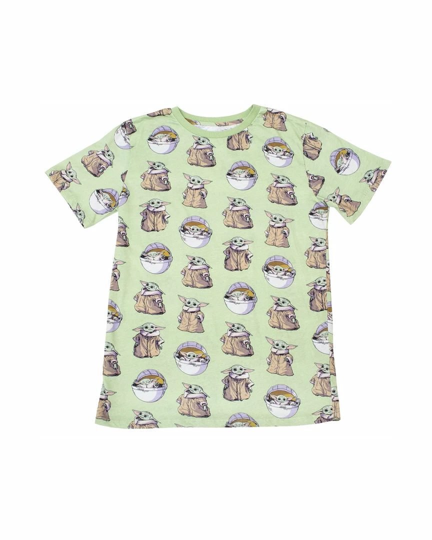 Apparel Cakeworthy - The Mandalorian The Child AOP Unisex Tee 3 Apparel Cakeworthy - The Mandalorian The Child AOP Unisex Tee