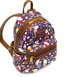 Loungefly - Disney Snow White And The Seven Dwarfs 85th Anniversary AOP Mini Backpack - PALM Exclusive