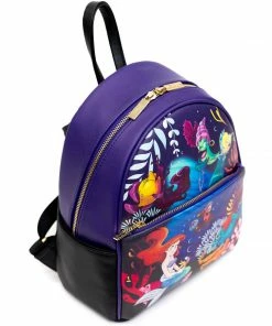 Danielle Nicole Exclusive Mini Backpacks Danielle Nicole, Disney The Little Mermaid Under The Sea Mini Backpack, Pink A La Mode Exclusive