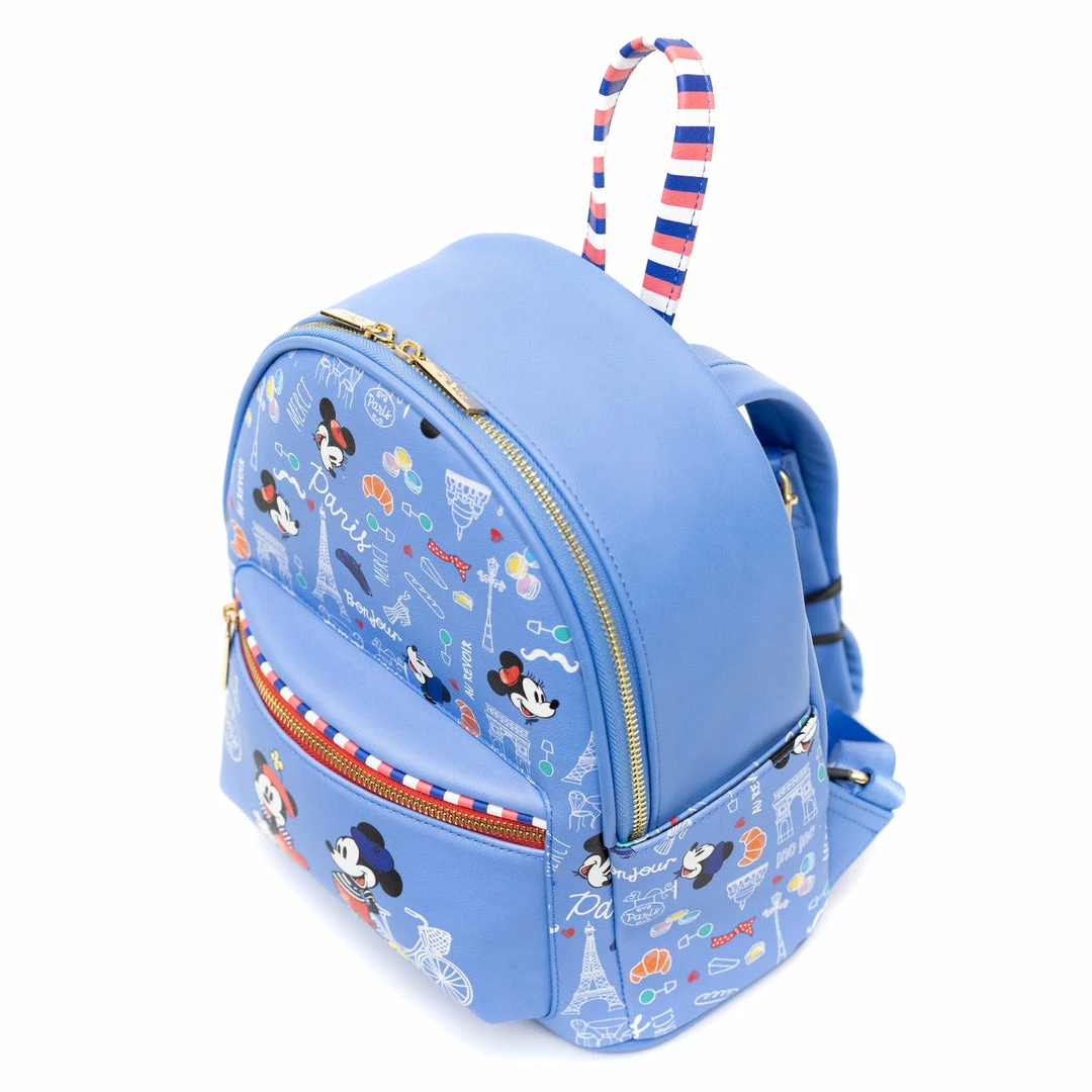 Danielle Nicole Exclusive Danielle Nicole, Disney Springtime In Paris Mickey And Minnie Mini Backpack, Pink A La Mode Exclusive 9 Danielle Nicole Exclusive Danielle Nicole, Disney Springtime In Paris Mickey And Minnie Mini Backpack, Pink A La Mode Exclusive