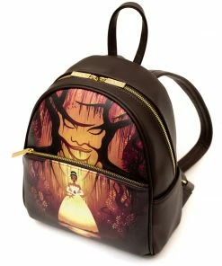 Danielle Nicole Exclusive Mini Backpacks Danielle Nicole - Disney Enchanted Princess Series Tiana & Dr Facilier Mini Backpack - PALM Exclusive