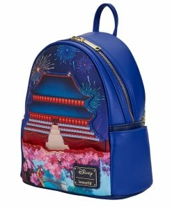 Loungefly - Disney Castle Series Mulan Light-up Mini Backpack