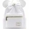 Loungefly May22 Coming Soon... Loungefly - Disney Minnie Mouse Wedding Sequin Mini Backpack
