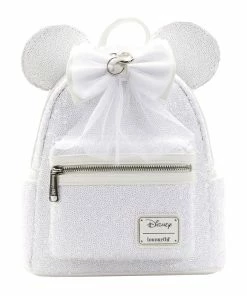 Loungefly May22 Coming Soon... Loungefly - Disney Minnie Mouse Wedding Sequin Mini Backpack