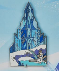 Loungefly April22 Loungefly - Disney Frozen Castle Large Collectible Enamel Pin LE1000