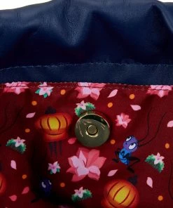 Loungefly - Disney Castle Series Mulan Cinch Sack Crossbody Bag