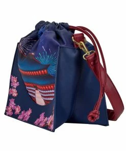 Loungefly - Disney Castle Series Mulan Cinch Sack Crossbody Bag