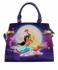 Loungefly June22 Coming Soon... Loungefly - Disney Aladdin 30th Anniversary Crossbody Bag