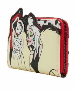 Loungefly May22 Loungefly - Disney 101 Dalmatians Villain Scene Series Cruella Zip Around Wallet