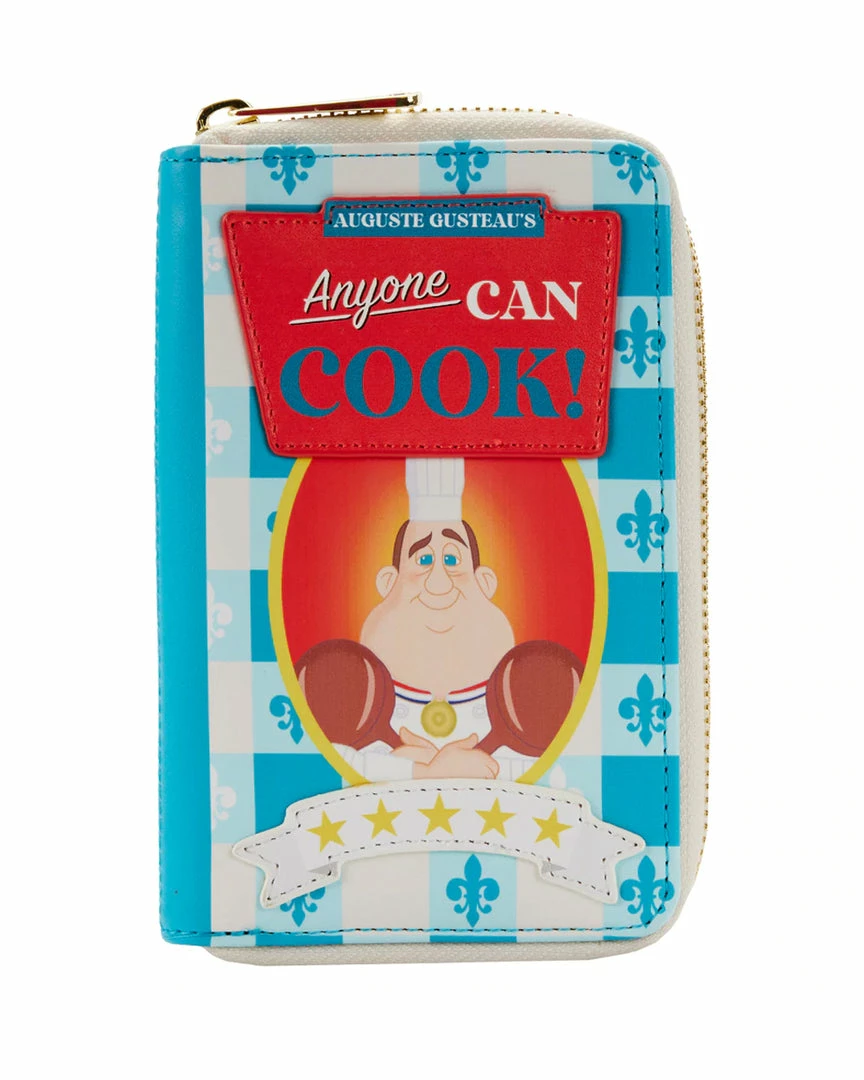 Loungefly June22 Loungefly - Disney Pixar Ratatouille 15th Anniversary Gusteau's Cookbook Zip Around Wallet 3 Loungefly June22 Loungefly - Disney Pixar Ratatouille 15th Anniversary Gusteau's Cookbook Zip Around Wallet