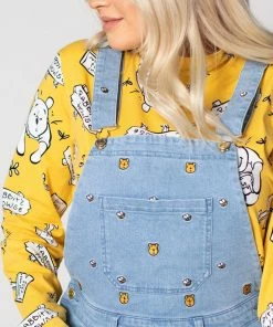 Apparel Cakeworthy - Disney Winnie The Pooh Overall Shorts
