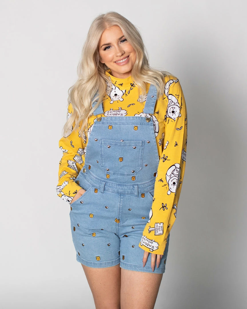 Apparel Cakeworthy - Disney Winnie The Pooh Overall Shorts 3 Apparel Cakeworthy - Disney Winnie The Pooh Overall Shorts