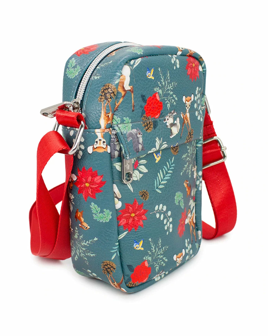 Buckle Down Stock Crossbody Bags Disney Bambi Winter Florals Park Bag 4 Buckle Down Stock Crossbody Bags Disney Bambi Winter Florals Park Bag