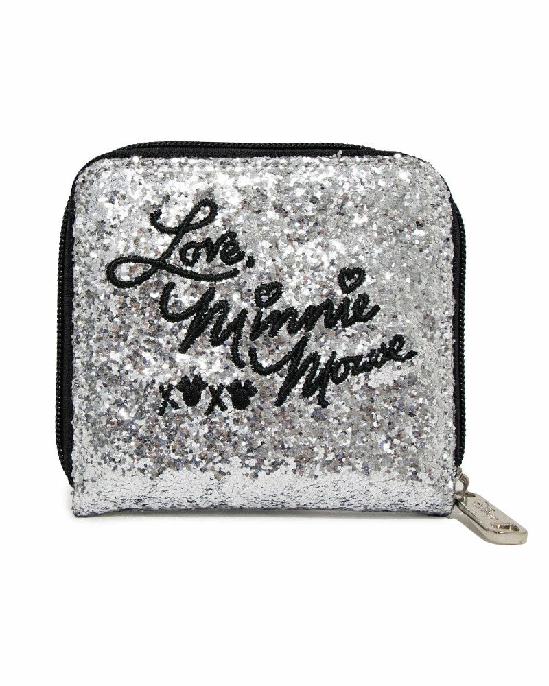 Buckle Down Stock Disney Minnie Mouse Glitter Ziparound Wallet 4 Buckle Down Stock Disney Minnie Mouse Glitter Ziparound Wallet