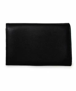 Buckle Down Stock Wallets Disney Minnie Mouse Bow Silver Enamel Fold Over Wallet