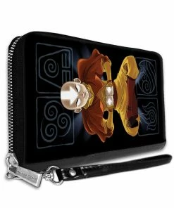 Buckle Down Avatar And The Last Airbender Aang Elements Zip Around Wallet