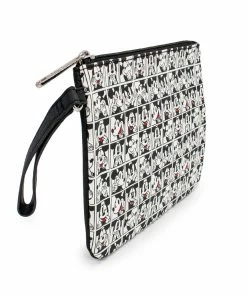 Buckle Down Stock Disney Mickey Mouse Expressions Single Pocket Wallet Wristlet