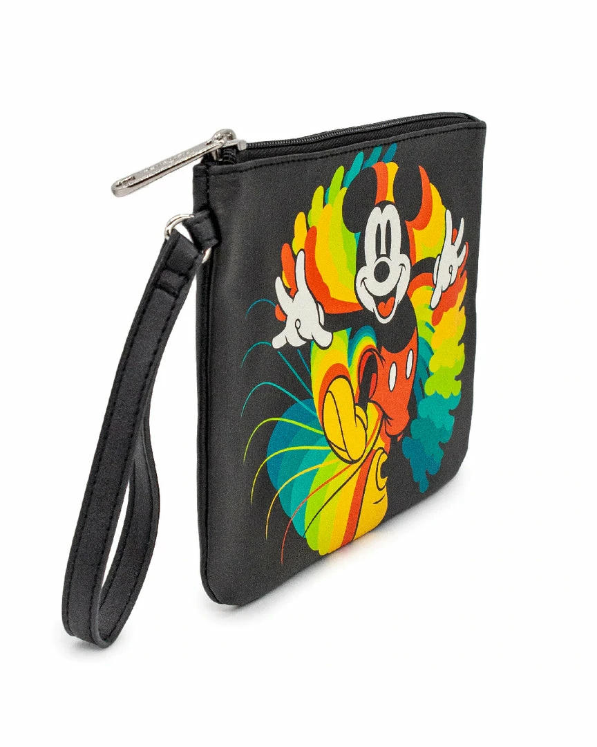 Buckle Down Stock Disney Mickey Rainbow Single Pocket Wallet Wristlet 4 Buckle Down Stock Disney Mickey Rainbow Single Pocket Wallet Wristlet