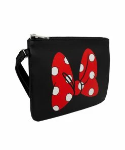 Buckle Down Stock Disney Minnie Mouse Bow Single Pocket Wallet Wristlet