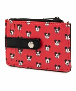 Buckle Down Stock Wallets Disney Mickey Mouse Smiling Red Cardholder
