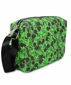 Buckle Down Stock Crossbody Bags Disney Mickey Mouse Green Crossbody Bag