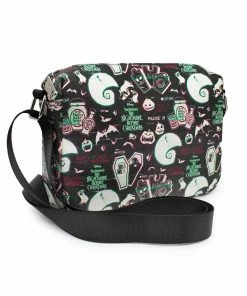 Buckle Down Stock Nightmare Before Christmas Icon Glitch Parks Crossbody Bag