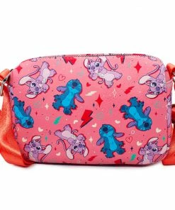 Buckle Down Stock Crossbody Bags Disney Lilo And Stitch Angel And Stitch Horizontal Park Crossbody Bag