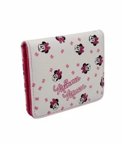 Buckle Down Stock Disney Minnie Mouse Signature Foldover ID Wallet Wallets