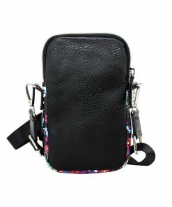 Buckle Down Stock Disney Minnie Mouse Floral Phone Bag Holder Crossbody Bags