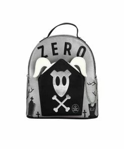 Bioworld Mini Backpacks The Nightmare Before Christmas Zero Removable Zip Pouch Mini Backpack