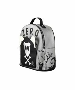Bioworld Mini Backpacks The Nightmare Before Christmas Zero Removable Zip Pouch Mini Backpack