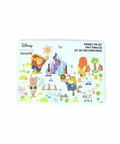 Loungefly Pins Disney Zootopia 4 Piece Pin Set