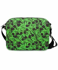 Buckle Down Stock Crossbody Bags Disney Mickey Mouse Green Crossbody Bag