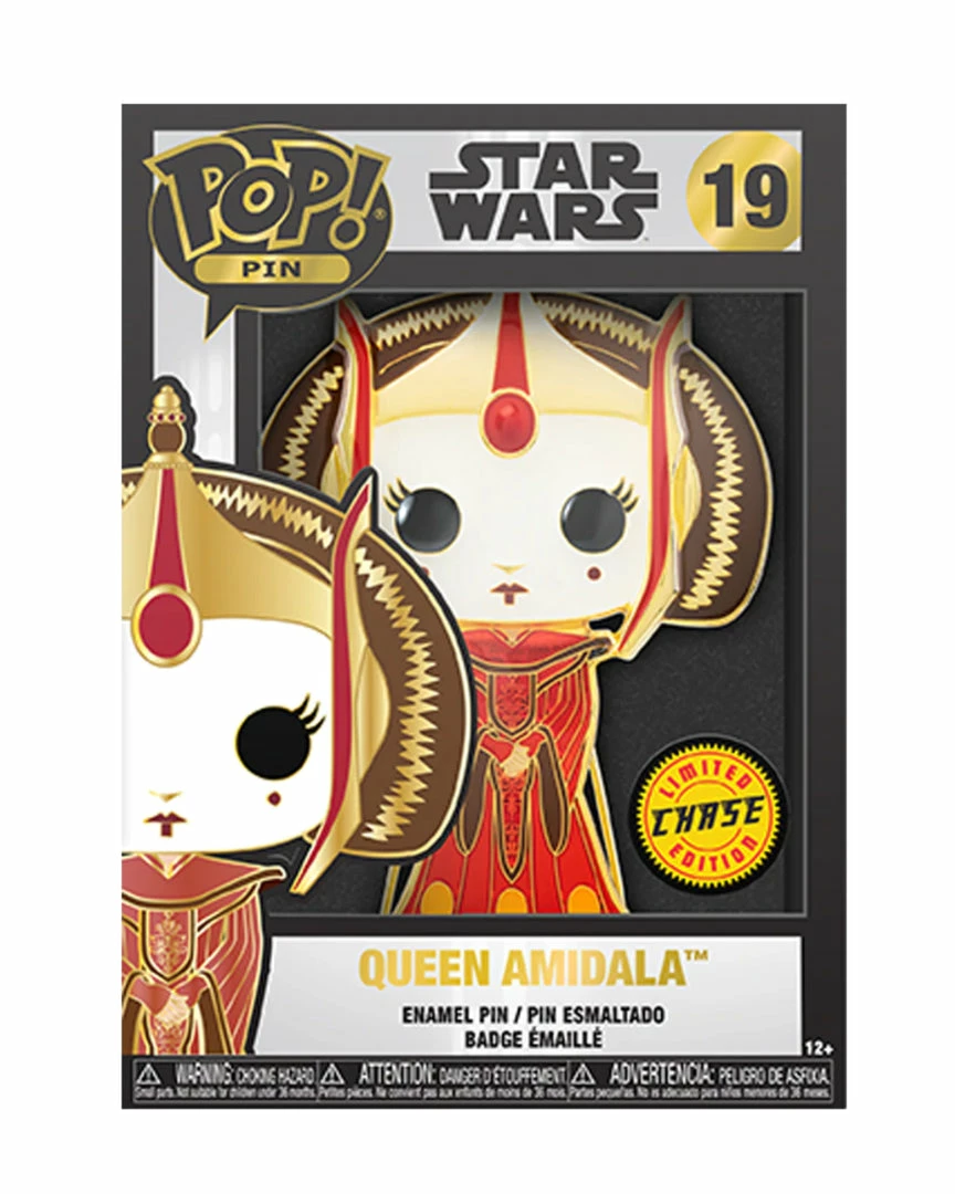 Funko POP Pin - Star Wars Queen Amidala #19 (Chance Of Chase) Pins 4 Funko POP Pin - Star Wars Queen Amidala #19 (Chance Of Chase) Pins
