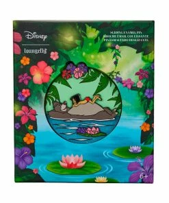 Loungefly Pins The Jungle Book Baloo & Mowgli 3" Collector Moving Enamel Pin Limited Edition 1000