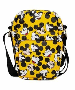 Buckle Down Stock Disney Mickey Mouse Through The Years Park Bag Crossbody Bags