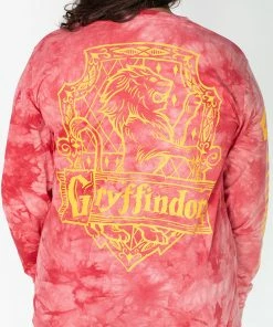 Cakeworthy - Harry Potter Gryffindor Long Sleeve Tie Dye Tee Apparel