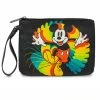 Buckle Down Stock Disney Mickey Rainbow Single Pocket Wallet Wristlet