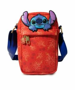 Buckle Down Stock Disney Stitch Hibiscus Park Bag Crossbody Bags