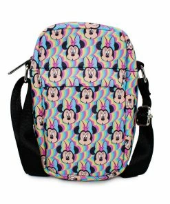 Buckle Down Stock Disney Minnie Mouse Pastel Rainbow Park Bag