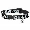 Buckle Down Pets Disney Mickey Mouse Expressions Breakaway Cat Collar W/ Bell