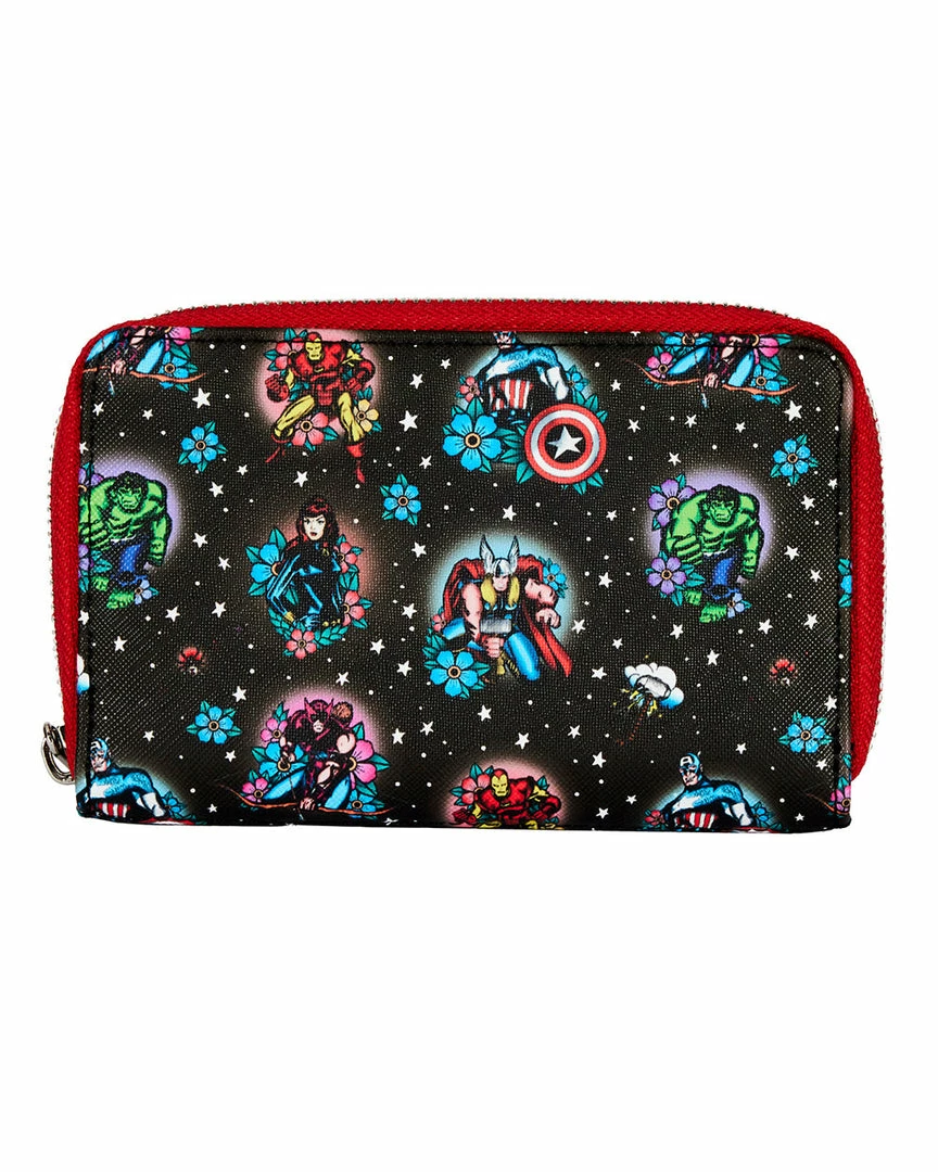 Loungefly April22 Loungefly - Marvel Avengers Tattoo Ziparound Wallet 3 Loungefly April22 Loungefly - Marvel Avengers Tattoo Ziparound Wallet