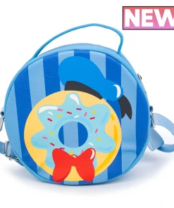 Buckle Down Stock Disney Donald Duck Donut Circle Park Crossbody Bag